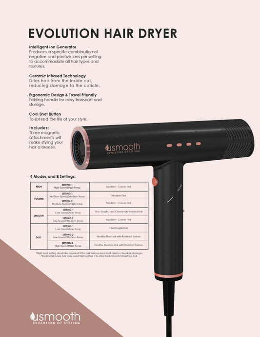 USMOOTH Evolution Dryer+bag